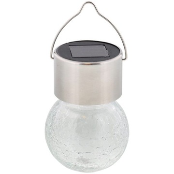 СОЛНЕЧНАЯ СТЕКЛЯННАЯ СВЕТОДИОДНАЯ ПРОЗРАЧНАЯ САДОВАЯ ЛАМПА