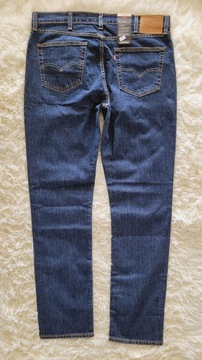 spodnie jeans LEVI'S 511 SLIM W38 L34 38x34 PREMIUM granatowe