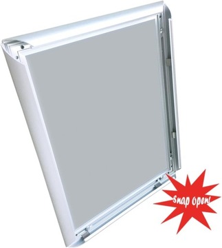 РАМКА ДЛЯ ПОСТЕРА СЕРЕБРЯНАЯ РАМКА С ЗАЩЕЛКОЙ 42 x 30 СМ