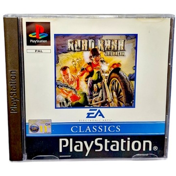 ROAD RASH JAILBREAK Sony PlayStation (PSX PS1 PS2 PS3) wyścigi motory BDB