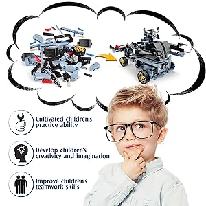Zestaw Sportowy 2 w 1, RC, Prezent dla Chłopców 6-12 Lat (449 el.)