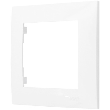 Ospel Szafir biały ramka pojedyncza