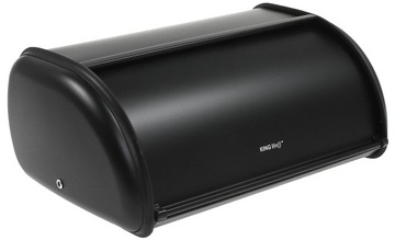 Хлебница, СТАЛЬ, МАТОВЫЙ ЧЕРНЫЙ, КОНТЕЙНЕР ДЛЯ ХЛЕБА, Рулоны