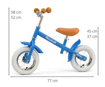 ВЕЛОСИПЕД БАЛАНС 10 КОЛЕС, НАДУВНОЙ, СИНИЙ