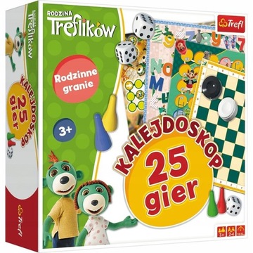 Trefl Kalejdoskop 25 gier - Rodzina Treflików