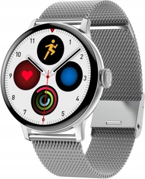 ЖЕНСКИЕ ЧАСЫ SMARTWATCH SMS ЗВОНКИ ДАВЛЕНИЕ EN + ЗАРЯДНОЕ УСТРОЙСТВО 1A