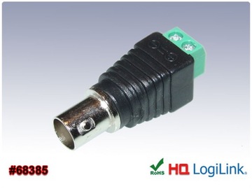 Разъем BNC — клемма с винтовым зажимом