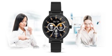 RUBICON SMARTWATCH RNBE64-3 ЧЕРНЫЕ женские часы
