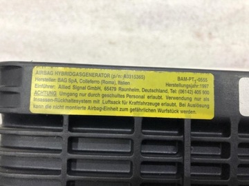AIRBAG ULOŽENÍ SPOLUJEZDCE OPEL MOKKA 90504787