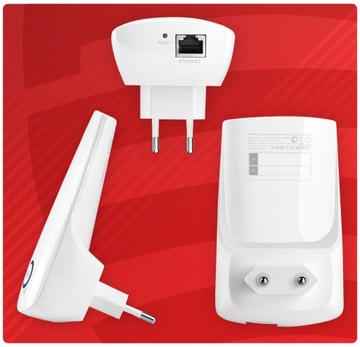 Przedłużacz WZMACNIACZ sygnału sieci WIFI extender repeater TP-LINK