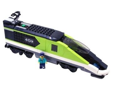 Lego City 60337 pociag kolejka train 60197 60198 + wózek zastępujacy napęd
