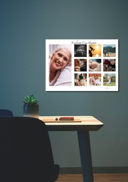 Впечатляющий коллаж ко Дню матери/папы, дню рождения А4