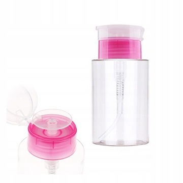 DOZOWNIK Z POMPKĄ DO PŁYNÓW CLEANERA RÓŻOWY 150 ML