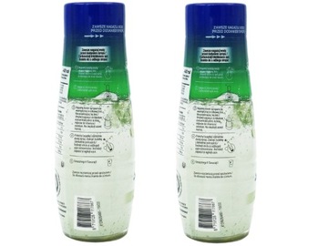 2x СИРОП КОНЦЕНТРАТА ЛИМОННО-ЛАЙМ ДЛЯ НАСЫЩЕННОГО НАПИТКА SODASTREAM 9 Л, 440 мл