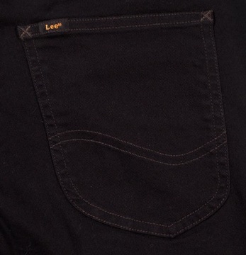 LEE spodnie SKINNY regular BLACK jeans LUKE _ W31 L34