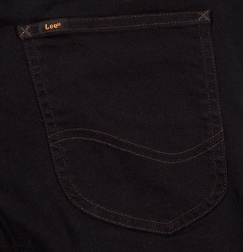 LEE spodnie SKINNY regular BLACK jeans LUKE _ W33 L32