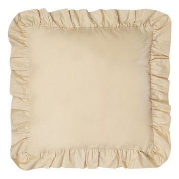 Poszewka z falbanką 40x40 Beż