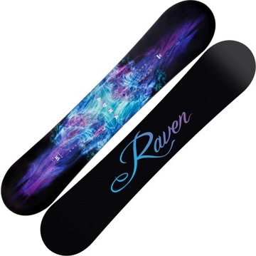 Deska snowboardowa RAVEN Aura 155cm + wiązania S230