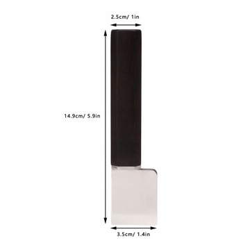 Кожаный нож Нож из нержавеющей стали с плоской поверхностью