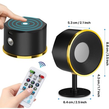 МАГНИТНАЯ НАСТЕННАЯ ЛАМПА RGB, ВРАЩАЮЩАЯСЯ НА 360°, ПОДХОДИТ ДЛЯ ЛЕСТНИЦ/КОРИДОРОВ