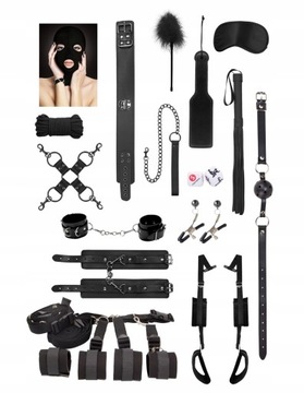 БОЛЬШОЙ ЭРОТИЧЕСКИЙ БДСМ-НАБОР ДЛЯ РАСШИРЕННОГО БОНДАЖА