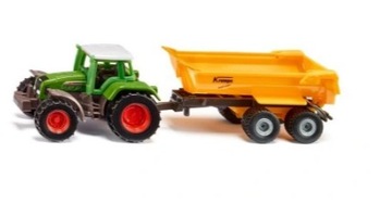 SIKU 1605 TRAKTOR FENDT Z WYWROTKA KOLEBOWA KRAMPE