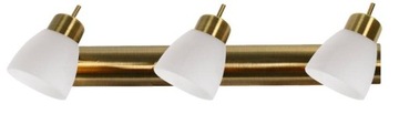 Lampa sufitowa Candellux 93-85453 Venice listwa 3*40W G9 biały patyna