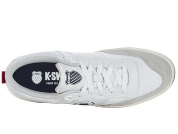 Buty męskie sportowe K-Swiss K-Varsity SKÓRZANE TRAMPKI MODNE 09075-130-M