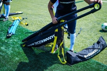 BAZOOKAGOAL складные футбольные ворота 180x90 XL для футбола, переносные