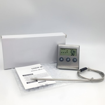 ТЕРМОМЕТР ТЕРМОСТАТ ТАЙМЕР ДЛЯ КОПИЛЬНОЙ ЭЛЕКТРОННЫЙ ГРИЛЬ ЗОНД ДЛЯ МЯСА