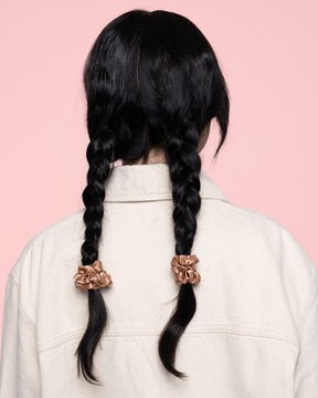 Jedwabna gumka do włosów zestaw 2 sztuk ALMANIA