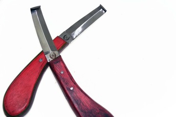 НОЖ ДВУХСТОРОННИЙ ДЛЯ ПРАВКИ КОПЫТ И ОБРУЧЕЙ