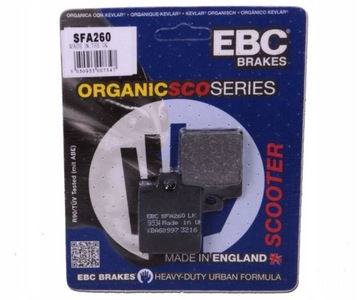 KLOCKI HAMULCOWE EBC PIAGGIO MP3 400 07-12 PRZÓD