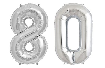 BALON HEL 80 URODZINY ROCZNICA BALONY NA IMPREZĘ
