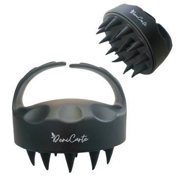 SZCZOTKA MASAŻER DO MYCIA WŁOSÓW GŁOWY CIAŁA PEELING SILIKONOWA