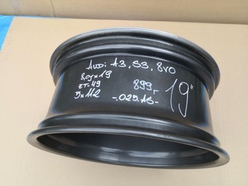 DISK AUDI A3 S3 8V0 19'' 8.0JX19 ET-49 8V0601025AS