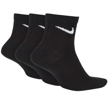 Nike skarpety skarpetki czarne wysokie SX7677-010M