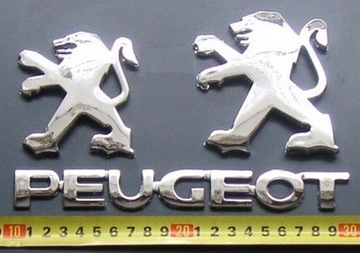 PEUGEOT ZNACZEK EMBLEMAT 106 206 207 307 406 NAPIS