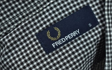 FRED PERRY Męska Koszula w Drobną Kratkę / S