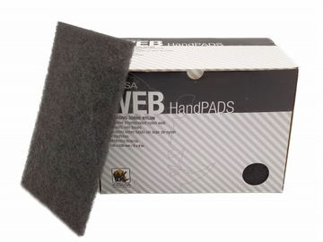 Włóknina ścierna arkusz szara DROBNA Indasa