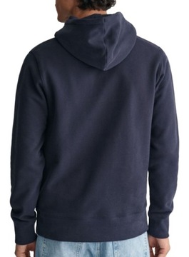 BLUZA Z KAPTUREM GANT Arch Script Hoodie EVENING BLUE r. L