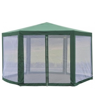 PAWILON OGRODOWY NAMIOT HANDLOWY ALTANA + MOSKITIERA 4x4m