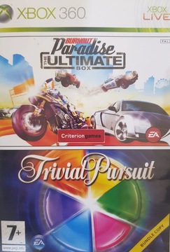 Burnout Paradise Ultimate Box Trivial Pursuit X360