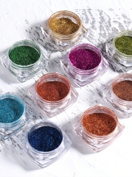Пыльца для ногтей MIRROR EFFECT MIRROR Pearl набор СТЕКЛО 23 цвета