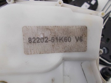 ZÁMEK DVEŘE LEVÝ PŘEDNÍ SUZUKI SPLASH OPEL AGILA II B SWIFT 8220251K60 7PIN