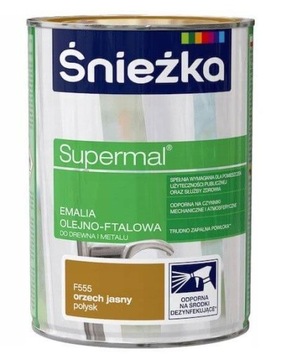 Emalia Olejno-Ftalowa Supermal Orzech Jasny F555