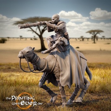 Tribal Camel Rider Model C The Printing Goes Ever