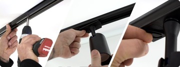 СВЕТОДИОДНАЯ РЕЙКА ОСВЕЩЕНИЯ ОТРАЖАТЕЛЬ 4x СВЕТОДИОДНАЯ ЛАМПА GU10 + ПОЛОСКА 2М