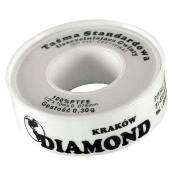 TAŚMA TEFLONOWA USZCZELNIAJĄCA DIAMOND TEFLON