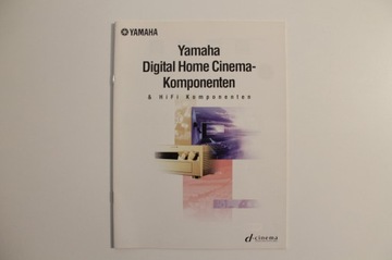 YAMAHA DIGITAL HOME CINEMA KOMPONENTEN & HIFI KATALOG 2000 DSP-AX2